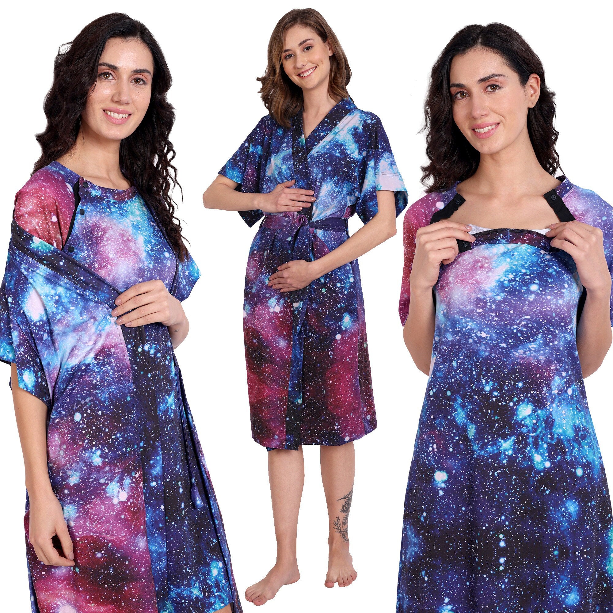 Labor and delivery hospital gown, Maternity dress, Mommy and me