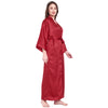 Red Satin Long Robe for Women