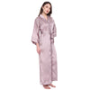 Light Pink Satin Long Robe for Women