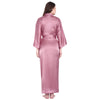 Pink Satin Long Robe for Women| Comfy Mommy