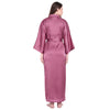 Pink Satin Long Robe for Women