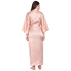 Light Pink  Satin Long Robe for Women