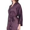 Brown Satin Long Robe for Women