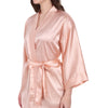 Light Pink  Satin Long Robe for Women