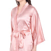 Pink  Satin Long Robe for Women