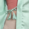 Sage Satin Long Robe for Women