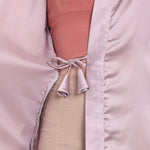 Light Pink Satin Long Robe for Women