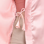 Pink  Satin Long Robe for Women