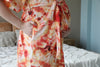 Orange Tie Dye Robe swaddle personalized hat with matching dad shirt