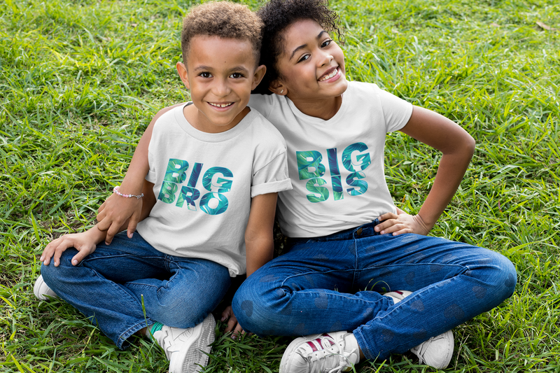 Big Tropical Maternity robe and swaddle set boy. Mommy and me robe and swaddle set boy. In organic stretch cotton. Matching t-shirts available. - comfymommyshop.in