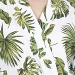 Comfy Mommy Big Palm Organic Stretch Cotton Maternity Robe | Maternity Gowns - comfymommyshop.in