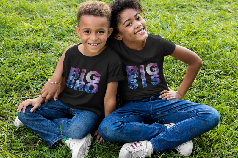Galaxy Maternity robe and swaddle set boy. Mommy and me robe and swaddle set boy. In organic stretch cotton. Matching t-shirts available. - comfymommyshop.in