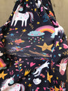 Unicorn print Maternity robe and swaddle set boy. Mommy and me robe and swaddle set boy. In organic stretch cotton. Matching t-shirts available. - comfymommyshop.in