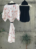 Reds Mall Floral Maternity robe and swaddle set boy. Mommy and me robe and swaddle set boy. In organic stretch cotton. Matching t-shirts available. - comfymommyshop.in