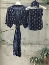 Maternity robe and swaddle set boy. Mommy and me robe and swaddle set boy. In organic stretch cotton. Tog Matching t-shirts available. - comfymommyshop.in