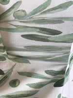 Olive Leaves Maternity robe and swaddle set boy. Mommy and me robe and swaddle set boy. In organic stretch cotton. Matching t-shirts available. - comfymommyshop.in