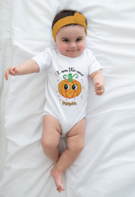 Pumpkin Robe swaddle personalized hat with matching dad shirt