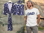 Maternity robe and swaddle set boy. Mommy and me robe and swaddle set boy. In organic stretch cotton. Sog Matching t-shirts available. - comfymommyshop.in