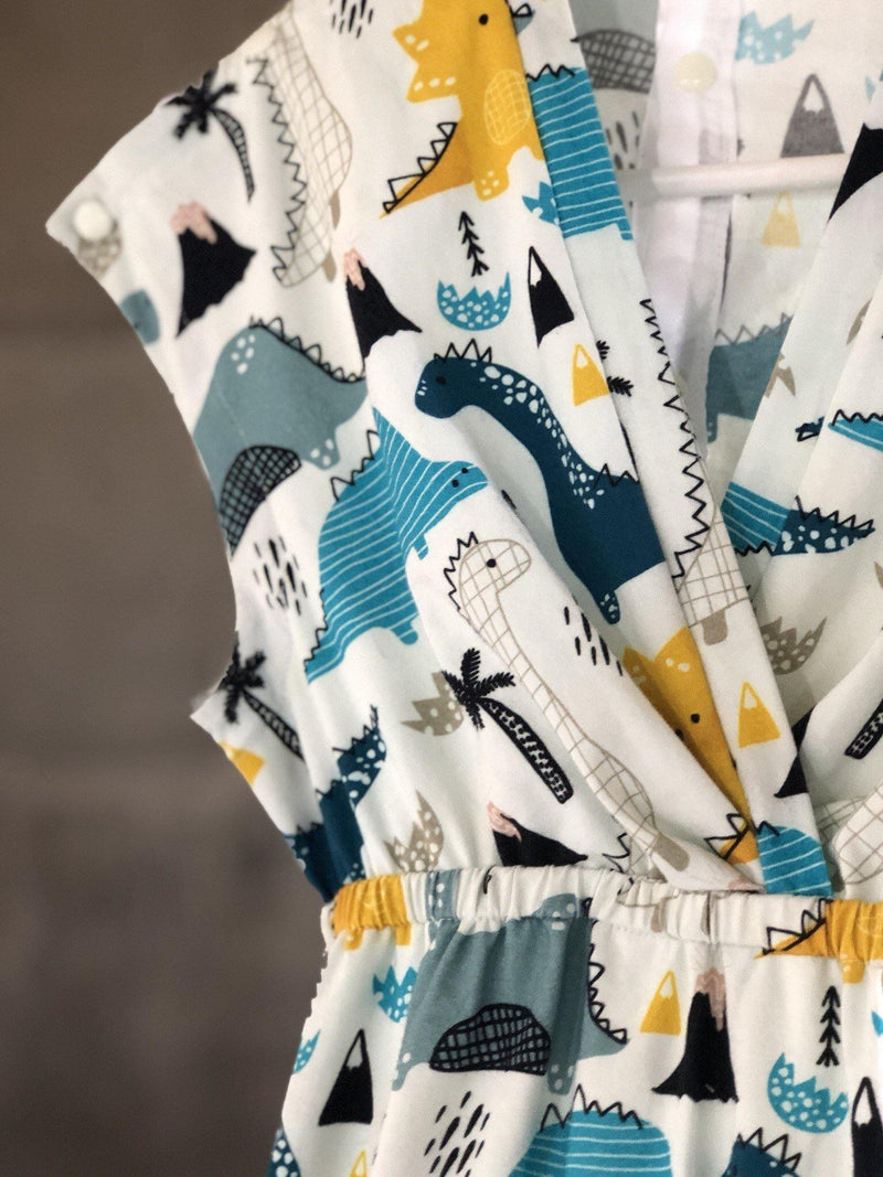 DINO Labor and delivery dress - comfymommyshop.in