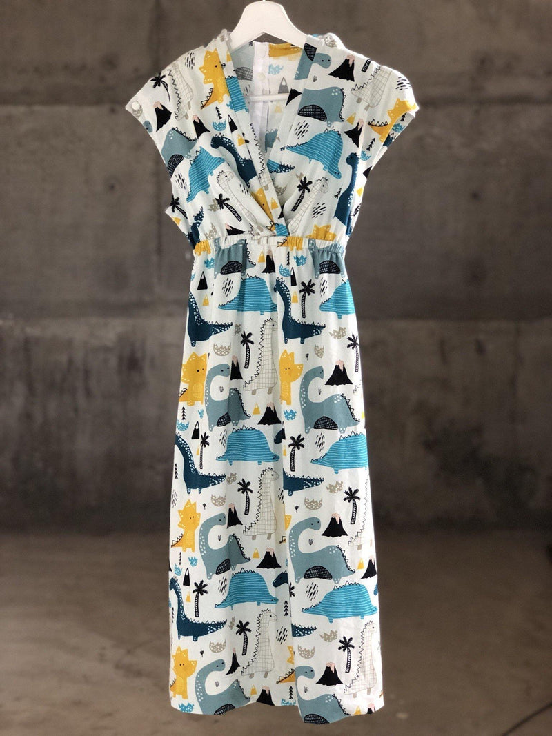DINO Labor and delivery dress - comfymommyshop.in