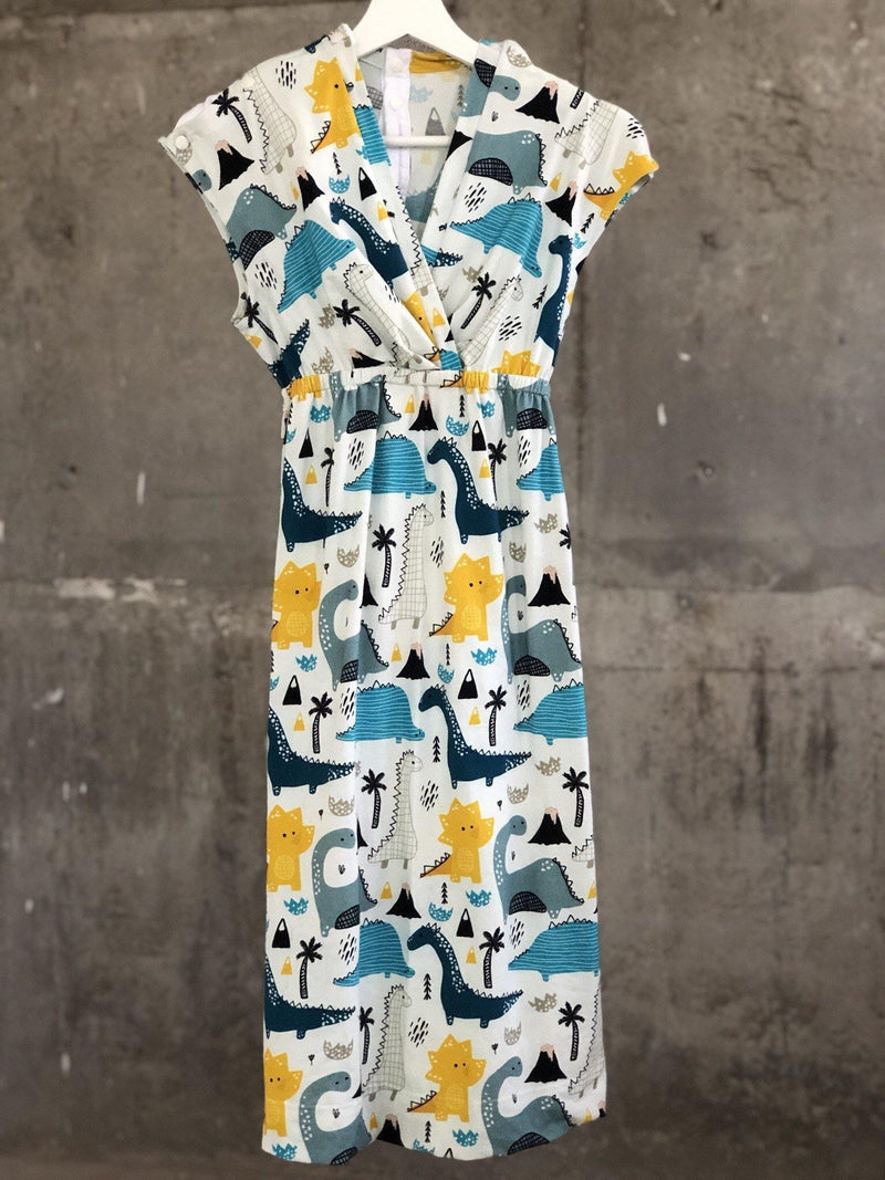 DINO Labor and delivery dress - comfymommyshop.in